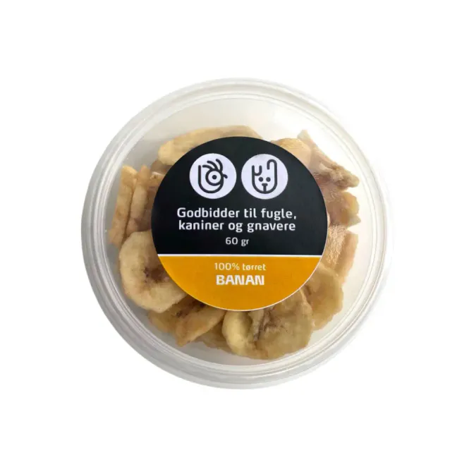Hovedbilde Tørket banan 60g