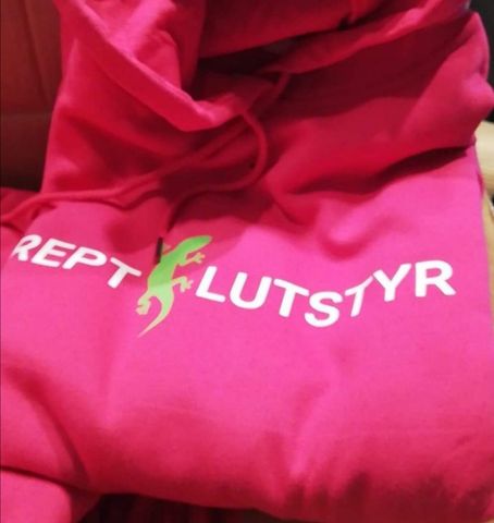 Hovedbilde Rosa Reptilutstyr hettegenser Xl