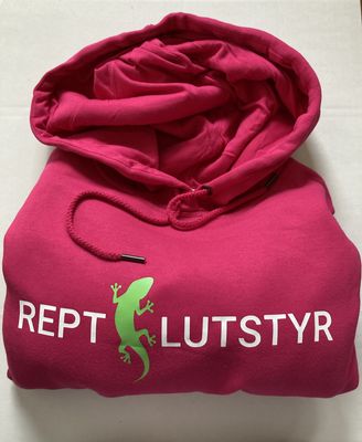 Hovedbilde Rosa Reptilutstyr hettegenser xxl