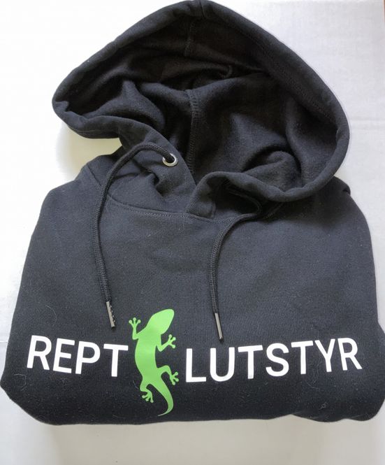 Hovedbilde Svart Reptilutstyr hettegenser Xl