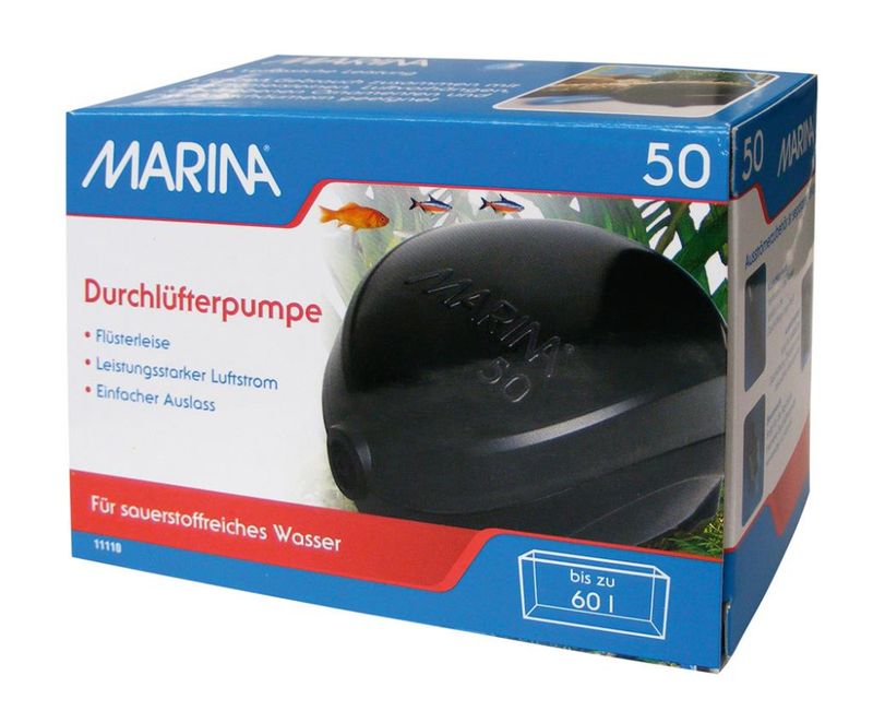 Marina 50 luftpumpe, hvit