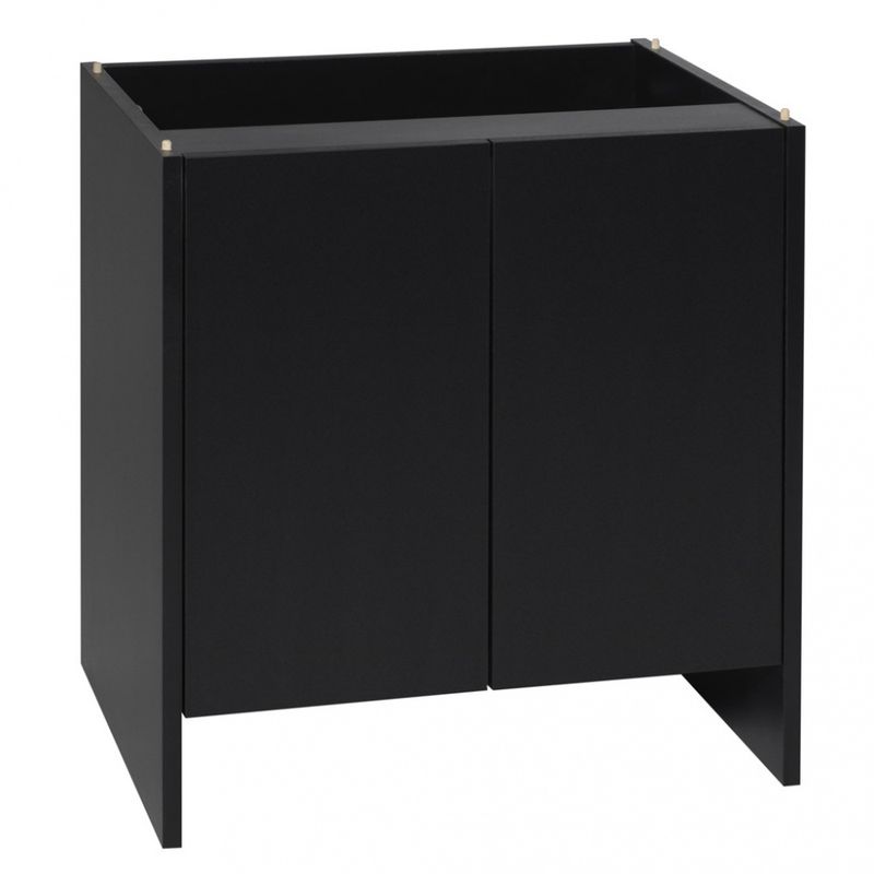 Monkfield/ Habistat kabinet 122x46x66cm svart