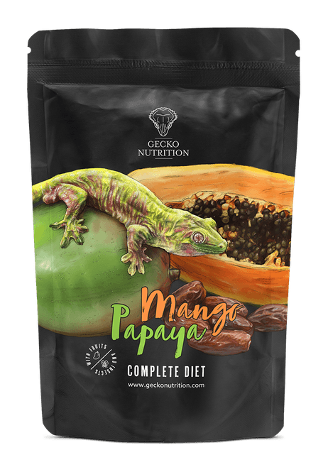 Hovedbilde Gecko nutrition Mango/papaya 250g