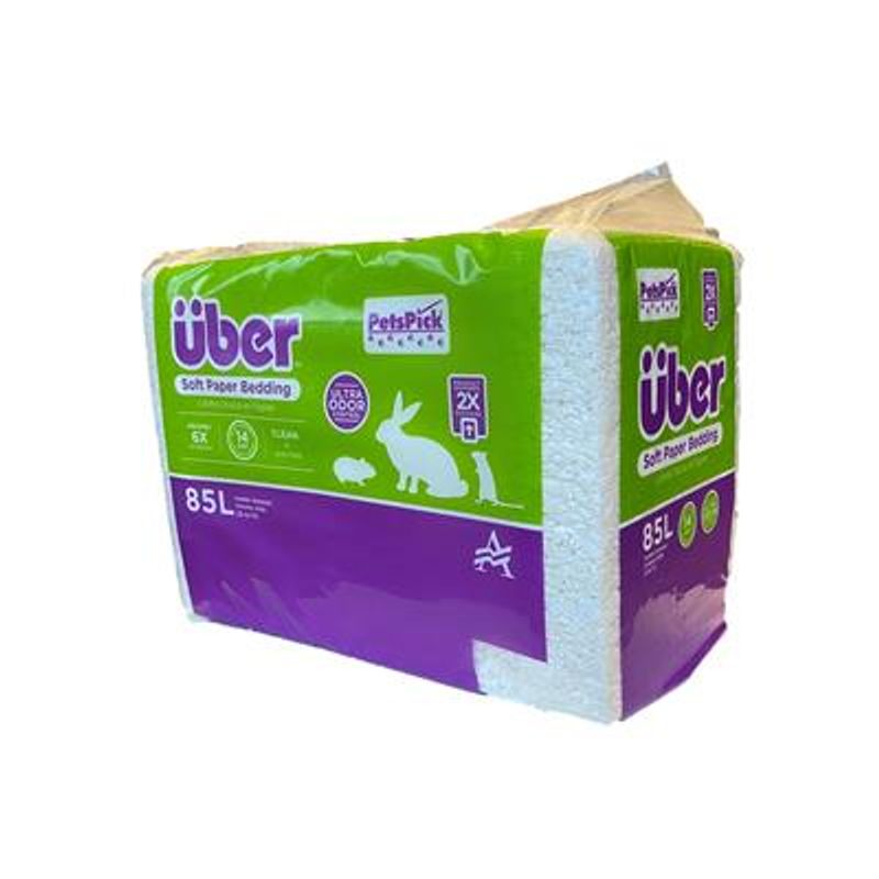 ÜBER Papirstrø Hvit 85L
