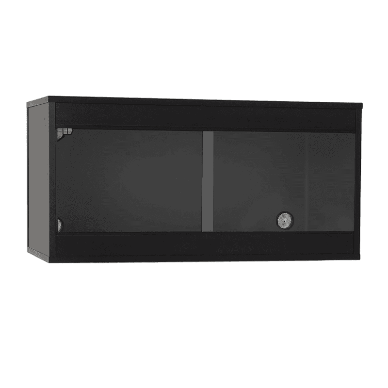 Habistat vivarium 91x61x61cm svart