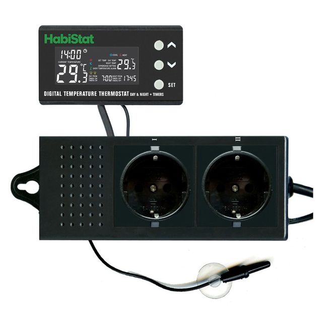 Hovedbilde HabiStat Digital Temp. termostat day/night + ...