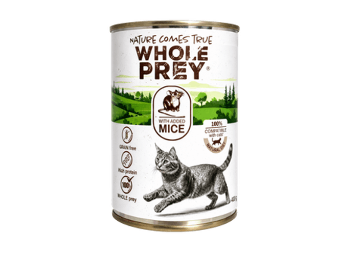 Hovedbilde Whole prey kattemat med mus