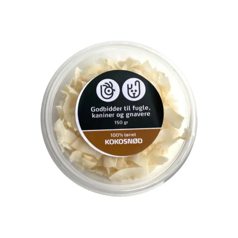 Snacks tørket kokosnøtt 150g