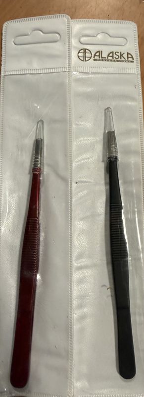 Pinsett 13cm rett