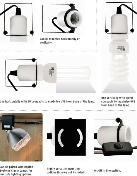 Keramisk sokkel fra Reptile system / Svart