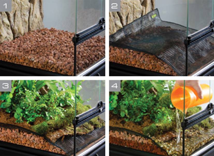 EXO TERRA BIO DRAIN MESH 45x45cm Reptilutstyr AS